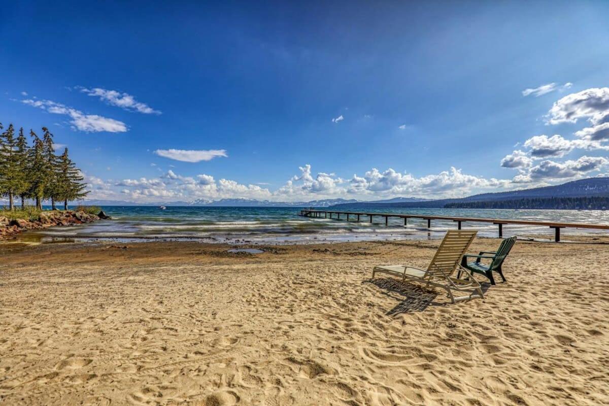 Lakeside Studio Steps From The Beach Tahoe Vista Bagian luar foto