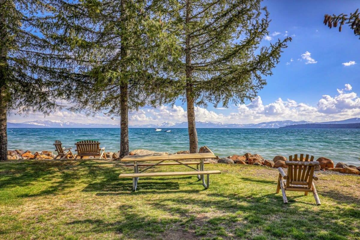 Lakeside Studio Steps From The Beach Tahoe Vista Bagian luar foto